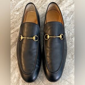 GUCCI JORDAAN Horsebit Leather Loafer  Black 15 / 15.5 US $1100 1953